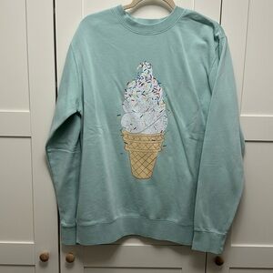 Living Fully Mallory Ervin ice cream sweatshirt